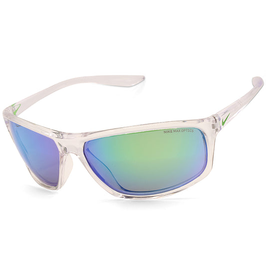 Nike Adrenaline Clear/Grey-Green Mirror Men's Sport Sunglasses EV1113 901