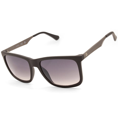 Guess Factory Matte Black/Grey Smoke Gradient Men's Fashion Sunglasses GF0171 02B