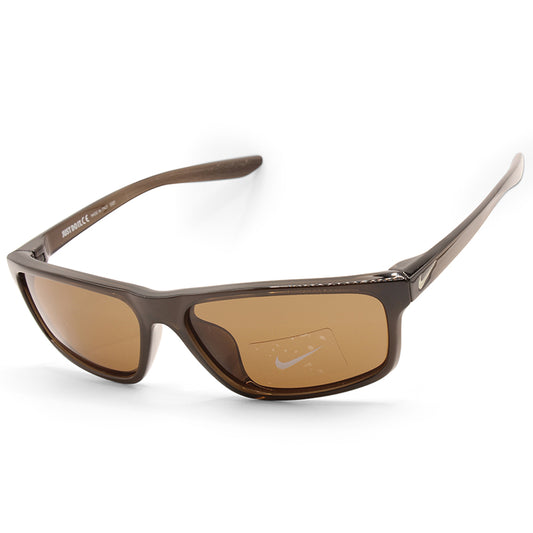 Nike Chronicle Sunglasses Shiny Transparent Brown/Brown Unisex Sunglasses CW4656 220