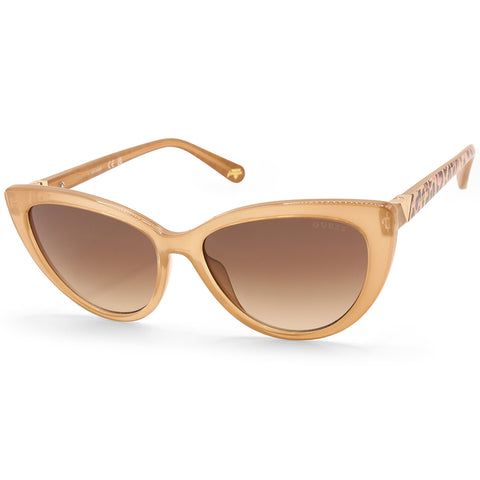 Guess Shiny Beige/Brown Gradieent Women's Fashion Sunglasses GU5211 57F