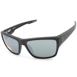 Spy Dirty Mo 2 Matte Black Logo Fade/HD Plus Grey Green with Silver Spectra Mirror Sunglasses