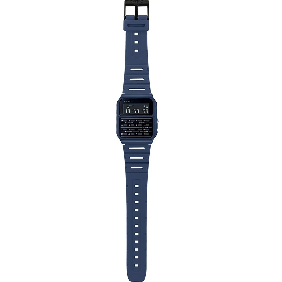 Casio CA-53WF-2B Navy Blue Vintage Retro Style Unisex Digital Calculator Watch