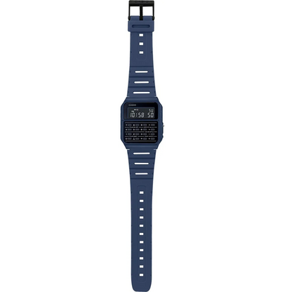 Casio CA-53WF-2B Navy Blue Vintage Retro Style Unisex Digital Calculator Watch
