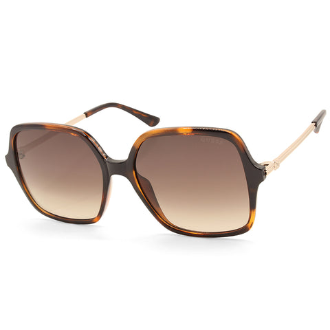 Guess Dark Havana/Brown Gradient Women's Fashion Sunglasses GU7845 52F