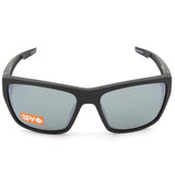 Spy Dirty Mo 2 Matte Black Logo Fade/HD Plus Grey Green with Silver Spectra Mirror Sunglasses