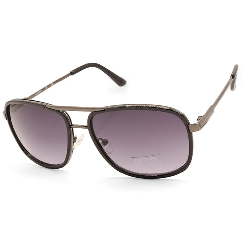 Guess Factory Shiny Black/Grey Smoke Gradient Men's Sunglasses GF0216 01B