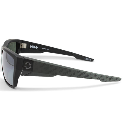 Spy Dirty Mo 2 Matte Black Logo Fade/Silver Spectra Mirror Men's Sunglasses