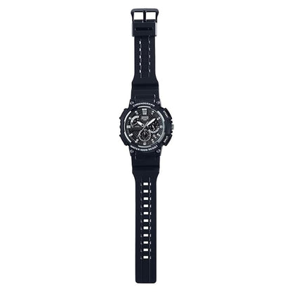Casio Black/Silver Analog Chronograph Men's 100m Sports Watch MCW-200H-1A