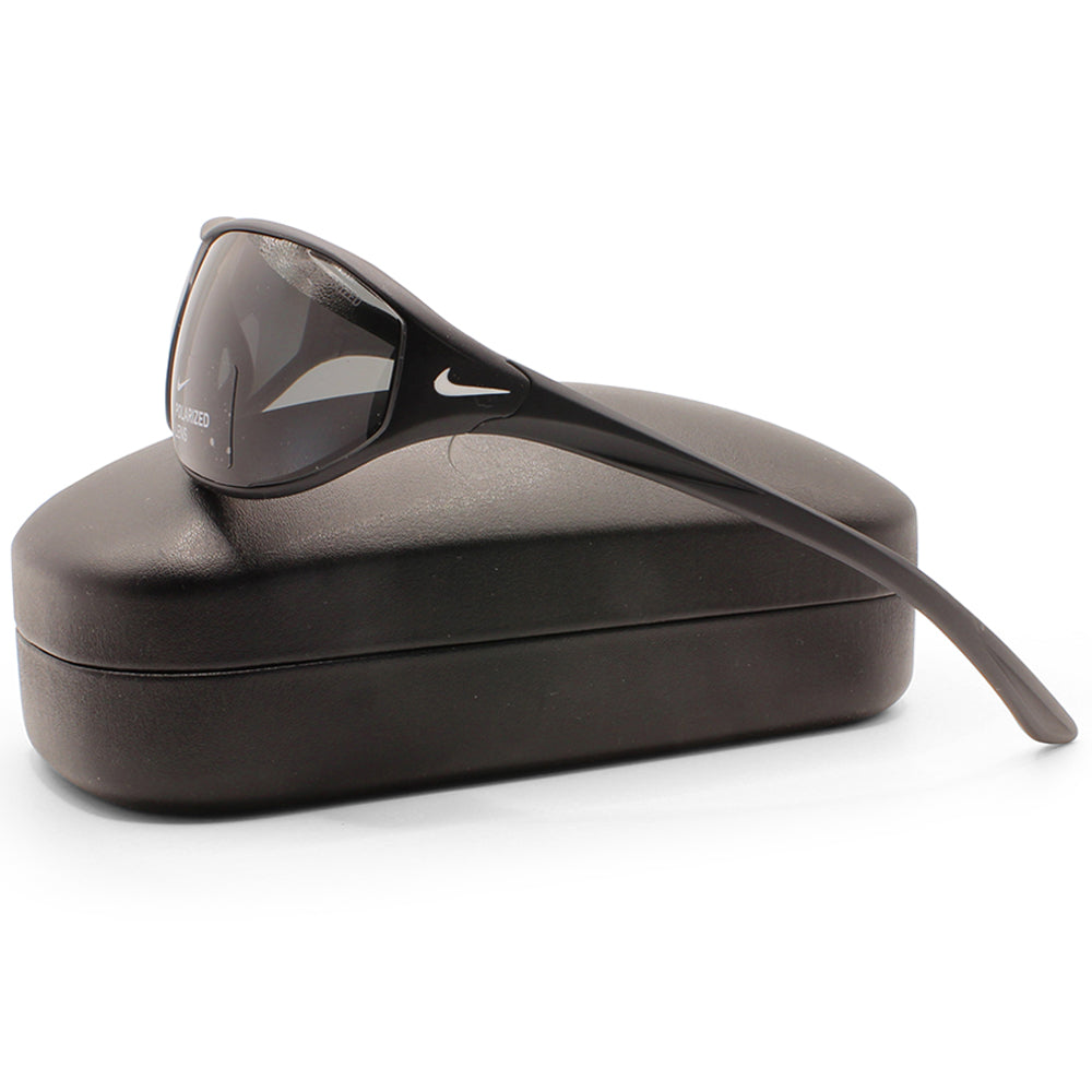 Nike Aero Swift Matte Black/Grey Polarised Unisex Sports Sunglasses DQ0989 011
