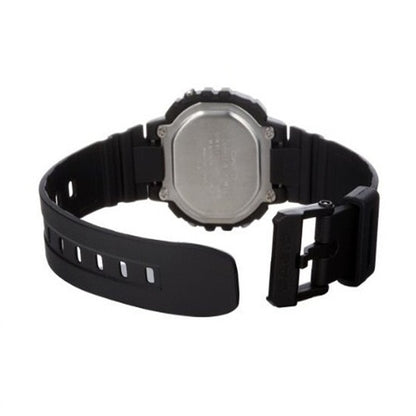 Casio LA-20WH-1B Small Black Reverse LCD Women's  Multifunction Digital Watch