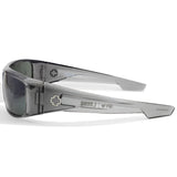 Spy Logan Shiny Clear Smoke/HD Plus Silver Mirror Men's Sports Sunglasses