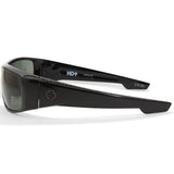Spy Logan Shiny Black/Happy Grey-Green Men's Sports Sunglasses