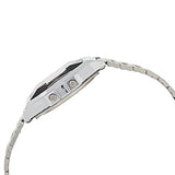 Casio A159WAD-1 Silver Diamond Retro Stainless Steel Digital Unisex Watch