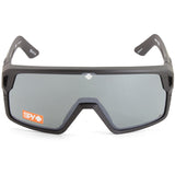 Spy Monolith Matte Black/Black Spectra Mirror Men's XL Shield Sunglasses