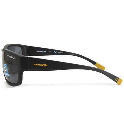 Arnette Bushwick Matte Black/Dark Grey Men's Polarised Sunglasses AN4256 01/81