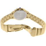 Seiko Swarovski SRZ442 P1 Gold/White Dial Women's Analog Quartz Watch