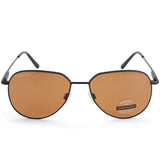Serengeti Haywood Matte Black/Brown Drivers Men's Pilot Sunglasses SS543004