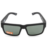 Spy Montana Soft Matte Black/HD Plus Grey-Green Unisex Sunglasses
