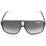 Carrera Grand Prix 2 T4M 9O Black White on Clear/Grey Gradient Men's Sunglasses