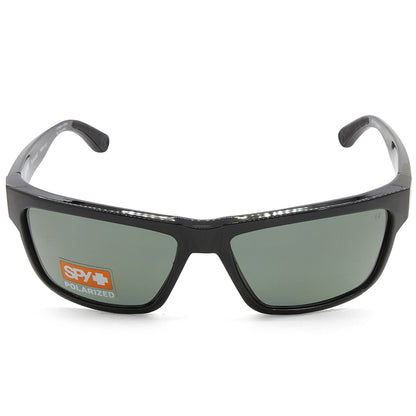 Spy Frazier Shiny Black/Happy Grey-Green Polarised Men's Sports Sunglasses