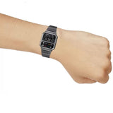 Casio Grey Retro Style Unisex Multifunction Digital Watch A100WEGG-1A