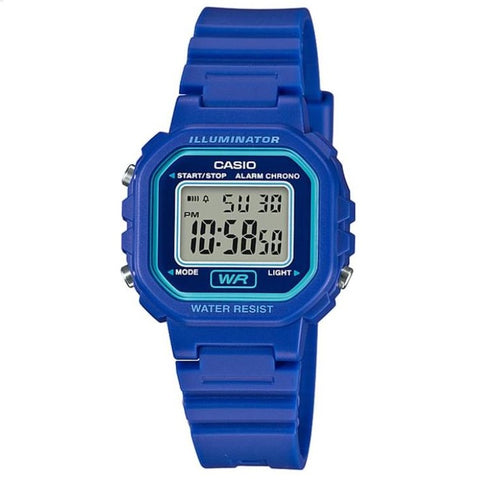 Casio LA-20WH-2A Small Blue Women's Illuminator Multifunction Digital Watch