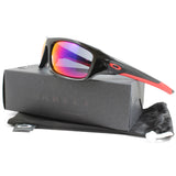 Oakley Valve Polished Black/Red Iridium Men's Sports Sunglasses OO9236-02