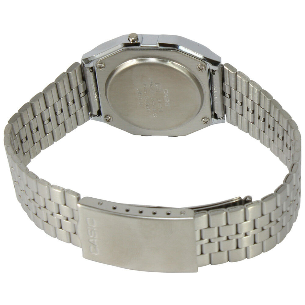 Casio A159W-N1 Silver Stainless Steel Retro Style Digital Watch (Made in Japan)