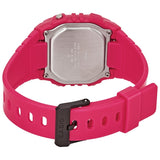 Casio W-215H-4A Shiny Pink 50m Women's Multi-function Digital Watch