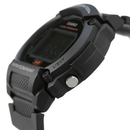 Casio Dark Grey Reverse LCD 50m Unisex Digital Casual Watch W-219H-8B