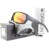 Dragon Ventura XL Ion Matte Black/Orange Ion Unisex Sports Wrap Sunglasses