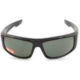 Spy Logan Shiny Black/Happy Grey-Green Men's Sports Sunglasses