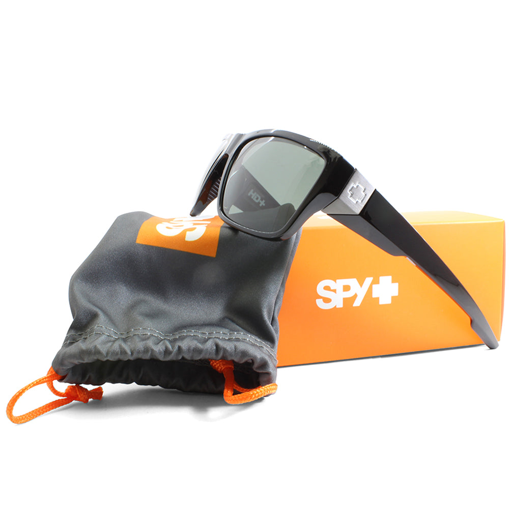 Spy Dirty Mo 2 Shiny Black/HD Plus Grey-Green Men's Sports Sunglasses