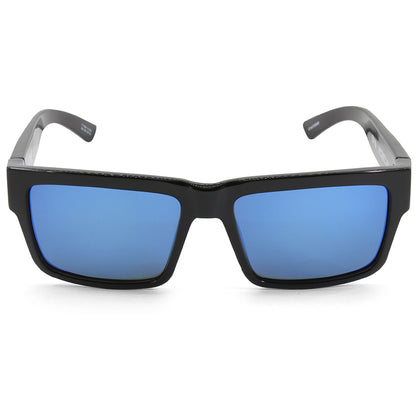 Spy Montana Shiny Black/Blue Spectra Mirror Polarised Unisex Sunglasses