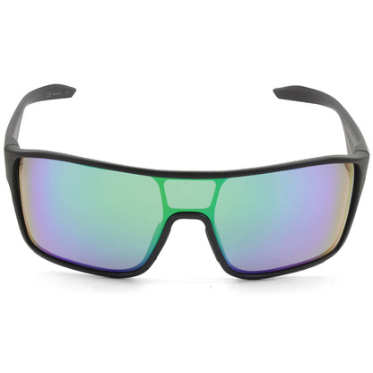 Dragon Tolm Matte Black/Green Ion Men's Mirror Shield Sunglasses 39643-045