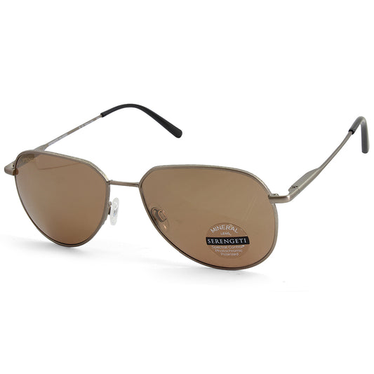 Serengeti Haywood Brushed Bronze/Drivers Gold Polarised Men's Sunglasses