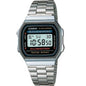 Casio Silver Stainless Steel Retro Vintage Unisex Digital Watch A168WA-1W