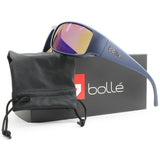 Bolle King Matte Dark Blue/Brown-Blue Men's Sports Sunglasses BS026004
