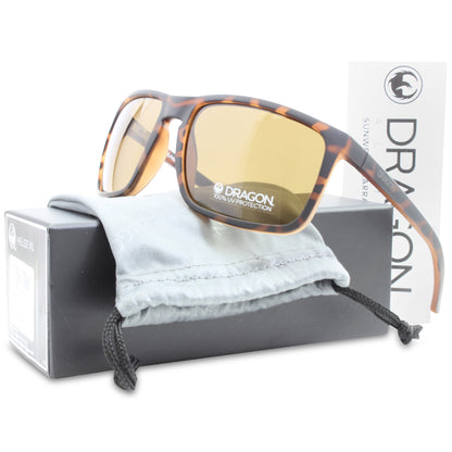Dragon Melee XL Matte Tortoise/Brown Men's Designer Sunglasses