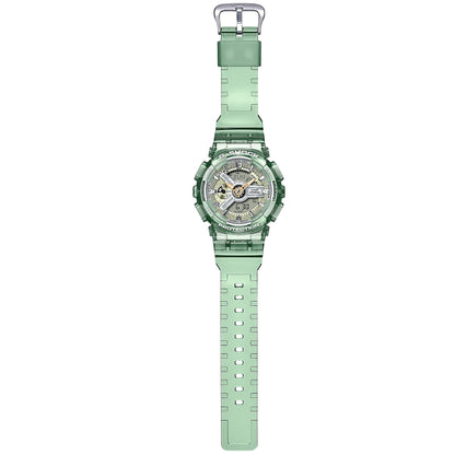 G-Shock S-Series Transparent Green Unisex Digital Sports Watch GMA-S110GS-3A