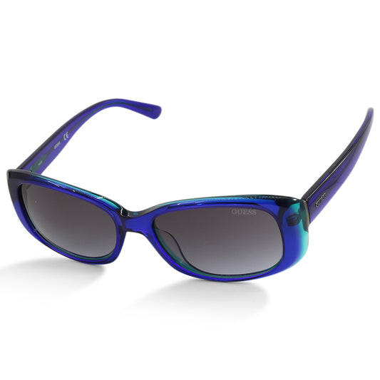 Guess Blue on Aqua/Grey Gradient Women's Fashion Sunglasses GU7408 90X
