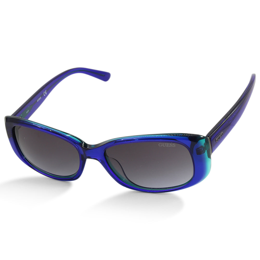 Guess Blue on Aqua/Grey Gradient Women's Fashion Sunglasses GU7408 90X