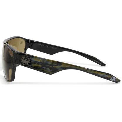 Dragon Tolm LL Shiny Rob Machado Resin/Brown Men's Shield Sunglasses