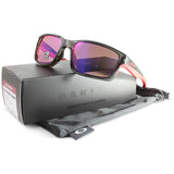Oakley Chainlink Grey Smoke/Red Iridium Polarised Men's Sunglasses OO9247-10