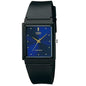 Casio MQ-38-2 Black with Blue Face Basic 3-Hand Unisex Quartz Analog Watch