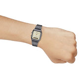Casio AQ-230GG-9A Grey Champagne Stainless Steel Retro Digital Analog Dual Time Watch