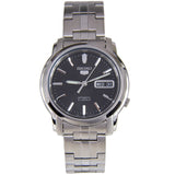 Seiko 5 Black Dial Stainless Steel Men's Automatic Analog Watch SNKK71K1