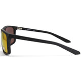 Dragon Melee XL Matte Black/Orange Ion Men's Designer Sports Sunglasses