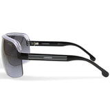 Carrera Topcar 1/N Black on Clear/Grey Gradient Unisex Shield Sunglasses 8OS/90
