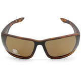 Dragon Tow In Matte Tortoise/Brown Men's Polarised Wrap Sunglasses